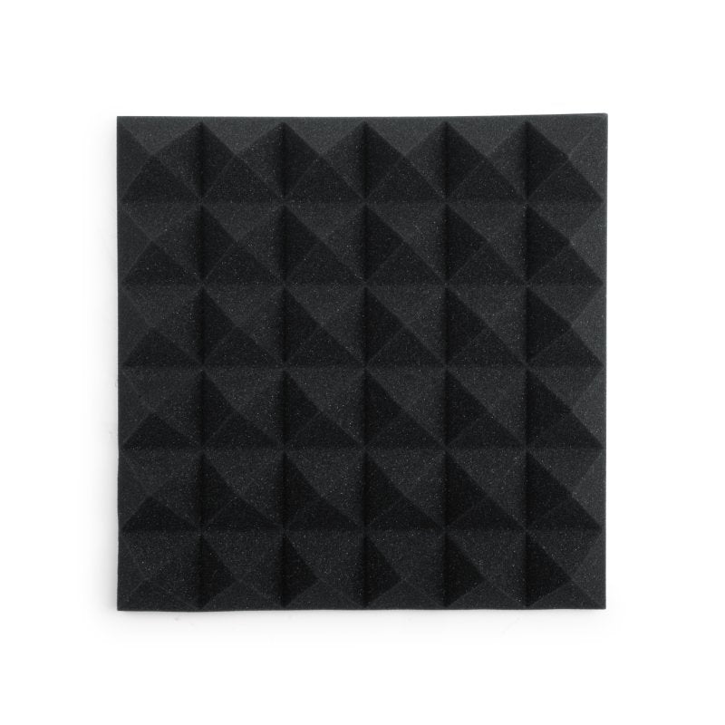 Gator GFW-ACPNL1212PCHA-8PK 8 Pack of Charcoal 12" x 12" Acoustic Pyramid Panel