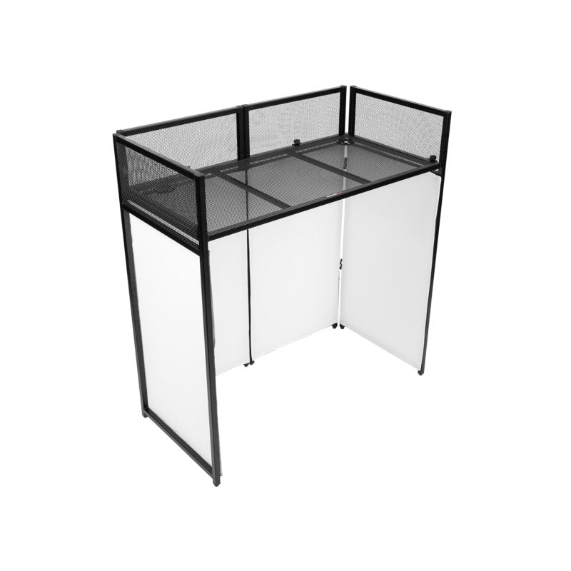 Gator Gfw Djfacade Black Collapsible DJ Facade with Black Scrim, White Scrim, and Carrying Bag