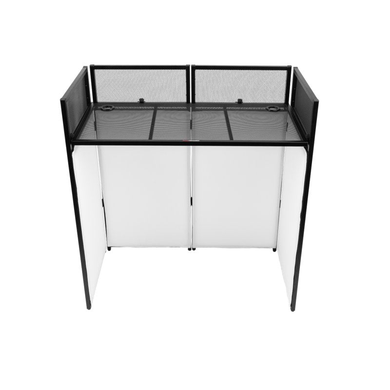 Gator Gfw Djfacade Black Collapsible DJ Facade with Black Scrim, White Scrim, and Carrying Bag 