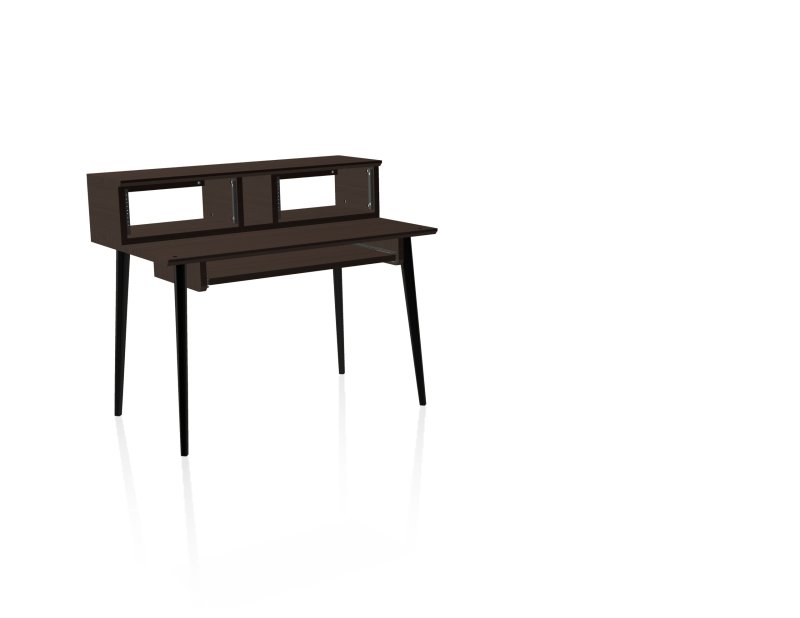 Gator Gfw Elitedesk Brn Elite Series Furniture Desk, Dark Walnut