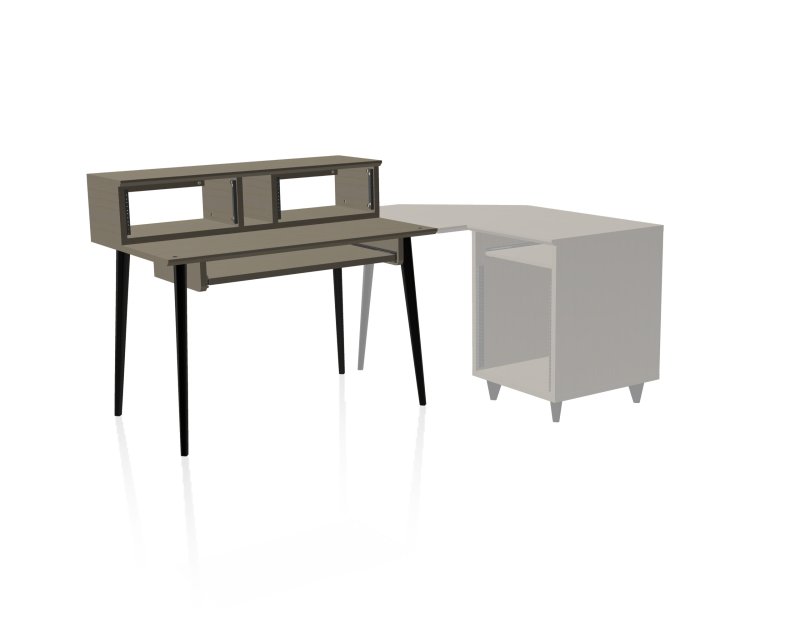 Gator Gfw Elitedesk Gry Elite Series Furniture Desk, Driftwood Grey 