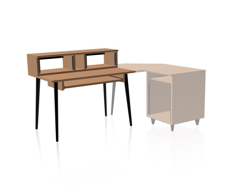 Gator Gfw Elitedesk Mpl Elite Series Furniture Desk, Natural Maple Matte