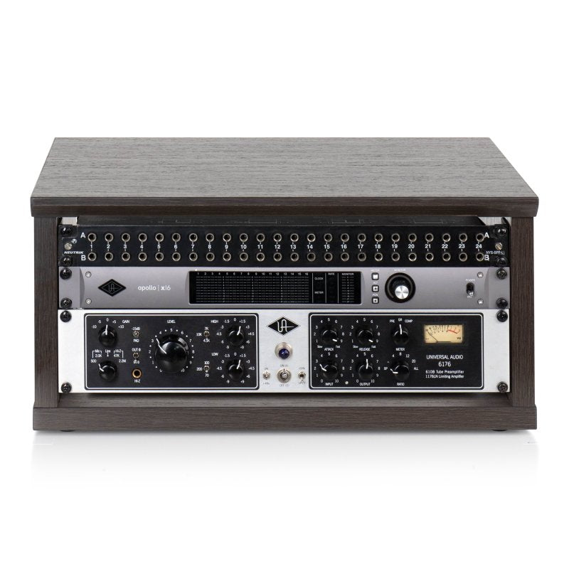 Gator GFW-ELITERK-4U-BRN Elite Series Furniture Desktop 4U Studio Rack, Brown