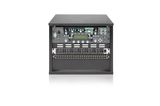 Gator GFW-ELITERK-8U-BLK Elite Series Furniture Desktop 8U Studio Rack, Black