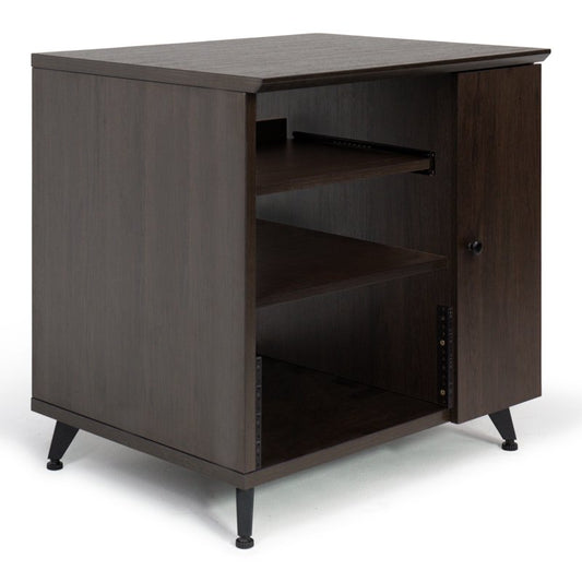 Gator Gfw Elitesidecar Brn Elite Series Sidecar Rack Cabinet With Shelf, Brown