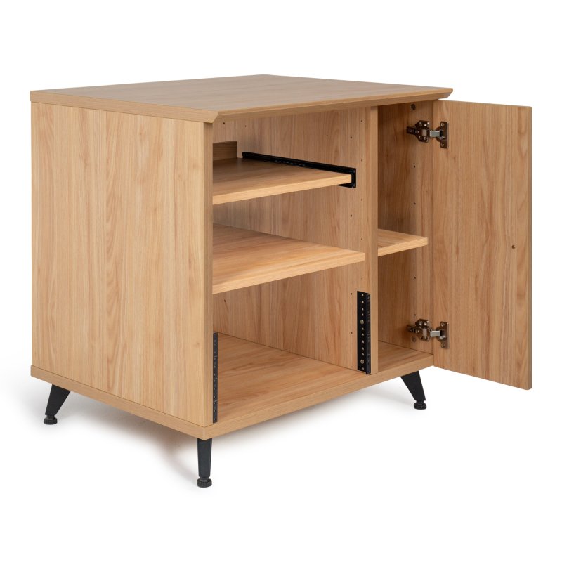 Gator Gfw Elitesidecar Mpl Elite Series Sidecar Rack Cabinet With Shelf, Maple 