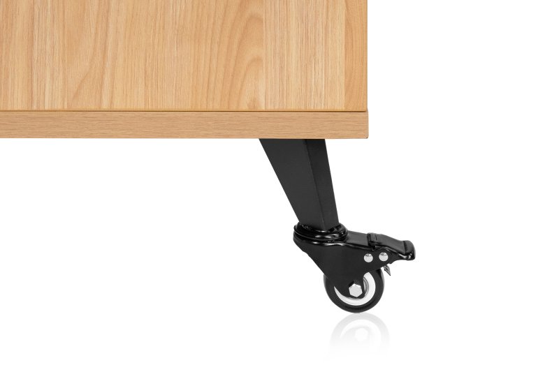 Gator Gfw Elitesidecar Mpl Elite Series Sidecar Rack Cabinet With Shelf, Maple