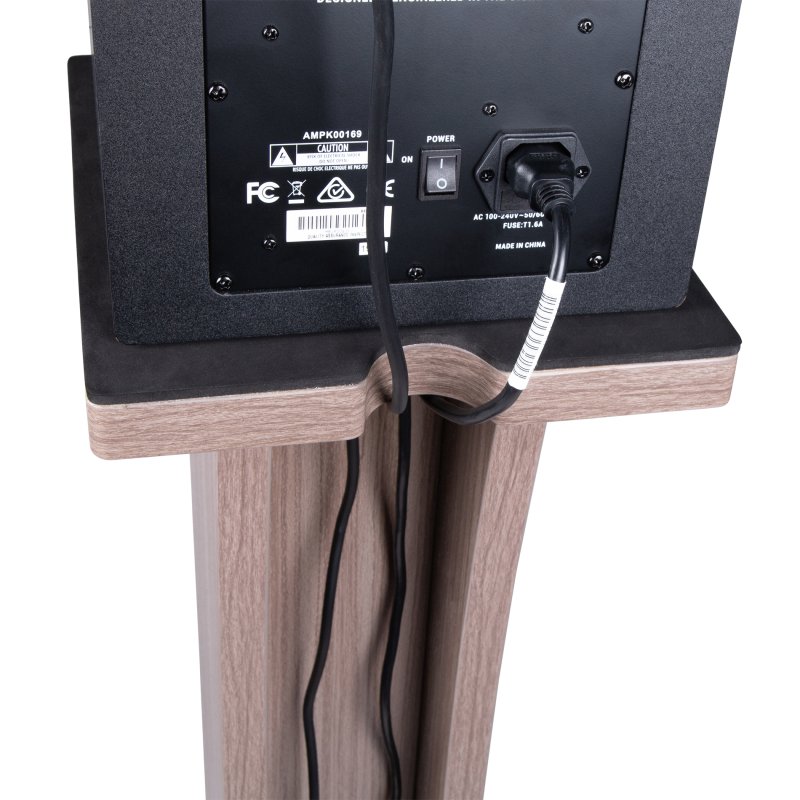 Gator Gfw Elitespkstmn Gry Elite Series Studio Monitor Stand, Grey (Single)