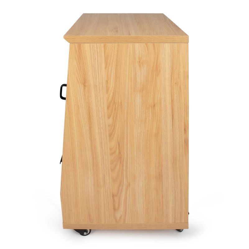 Gator GFW-ELITESTUDIORK12-MPL Elite Angled Studio Rack 12U, Maple