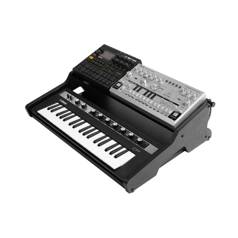 Gator GFW-ELTSYNTHOASIS32-BLK Frameworks Elite Series Synth Oasis for 32-Key MIDI Controllers, Black 
