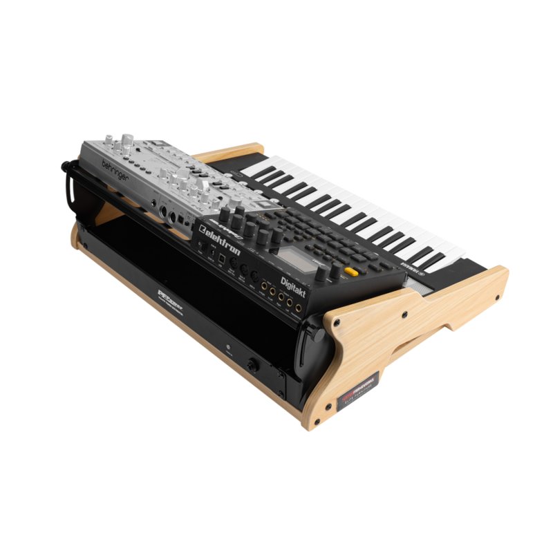 Gator GFW-ELTSYNTHOASIS32-MPL Frameworks Elite Series Synth Oasis for 32-Key MIDI Controllers, Maple 
