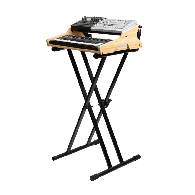 Gator GFW-ELTSYNTHOASIS32-MPL Frameworks Elite Series Synth Oasis for 32-Key MIDI Controllers, Maple 