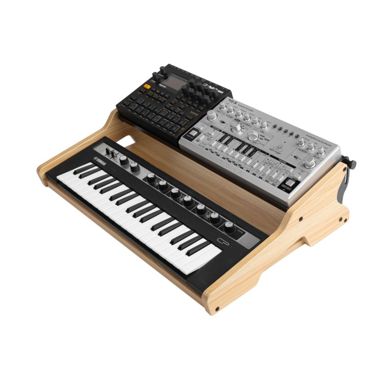 Gator GFW-ELTSYNTHOASIS32-MPL Frameworks Elite Series Synth Oasis for 32-Key MIDI Controllers, Maple 