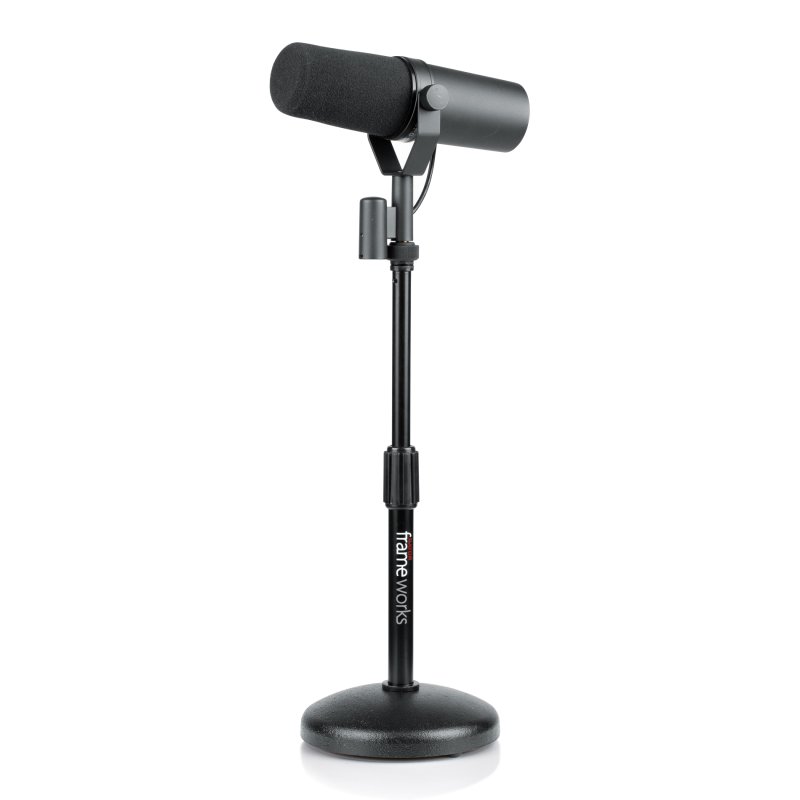 Gator GFW-MIC-0501 Round Base Desktop Mic Stand 