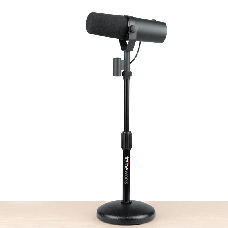 Gator GFW-MIC-0501 Round Base Desktop Mic Stand 