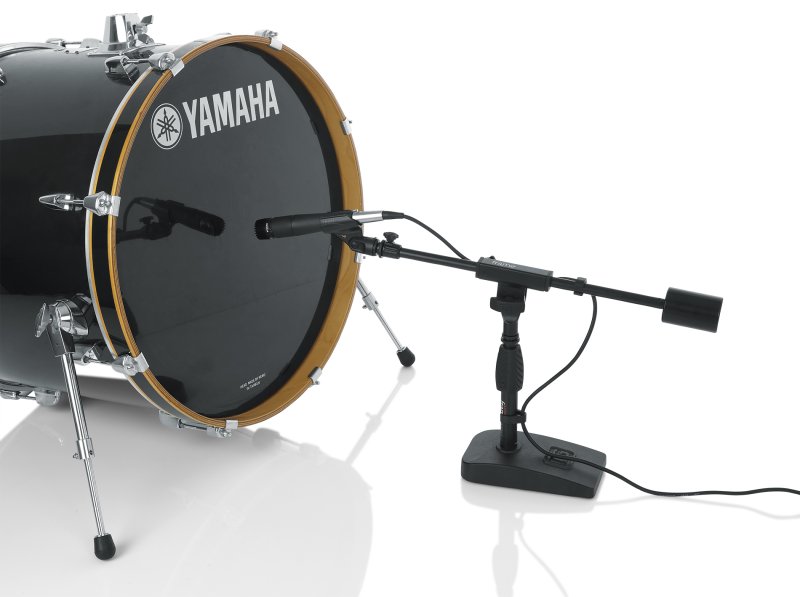 Gator GFW-MIC-0822 Telescoping Boom Mic Stand Desktop & Bass Drum