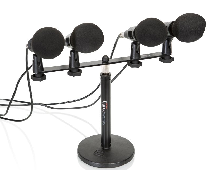 Gator GFW-MIC-1TO4 Frameworks 1-To-4 Mic Mount Bar 