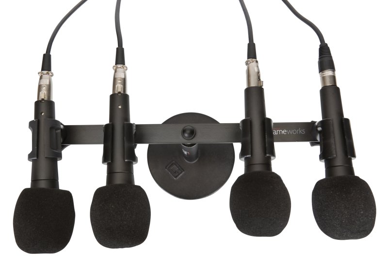 Gator GFW-MIC-1TO4 Frameworks 1-To-4 Mic Mount Bar 