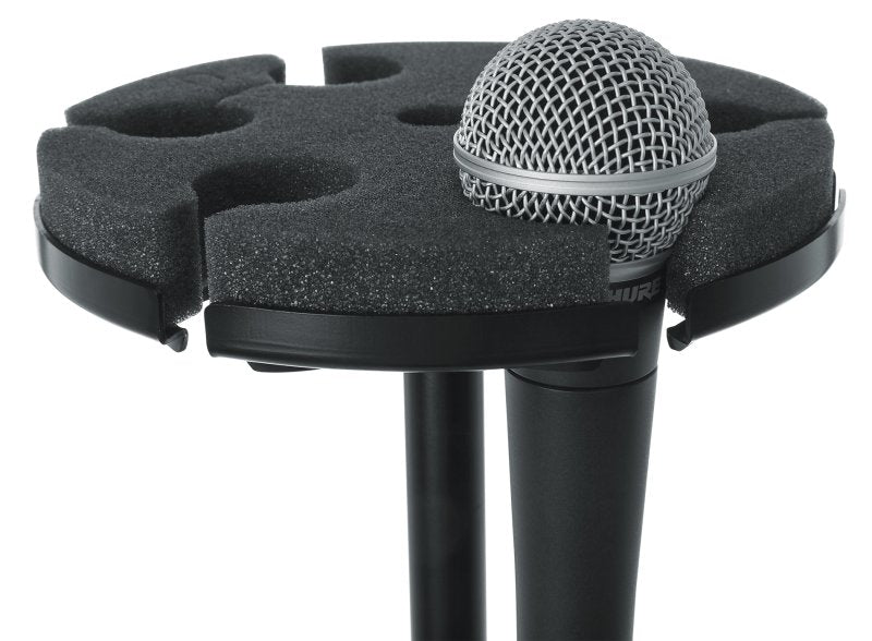 Gator GFW-MIC-6TRAY Multi Microphone Tray Holds 6 Microphones 