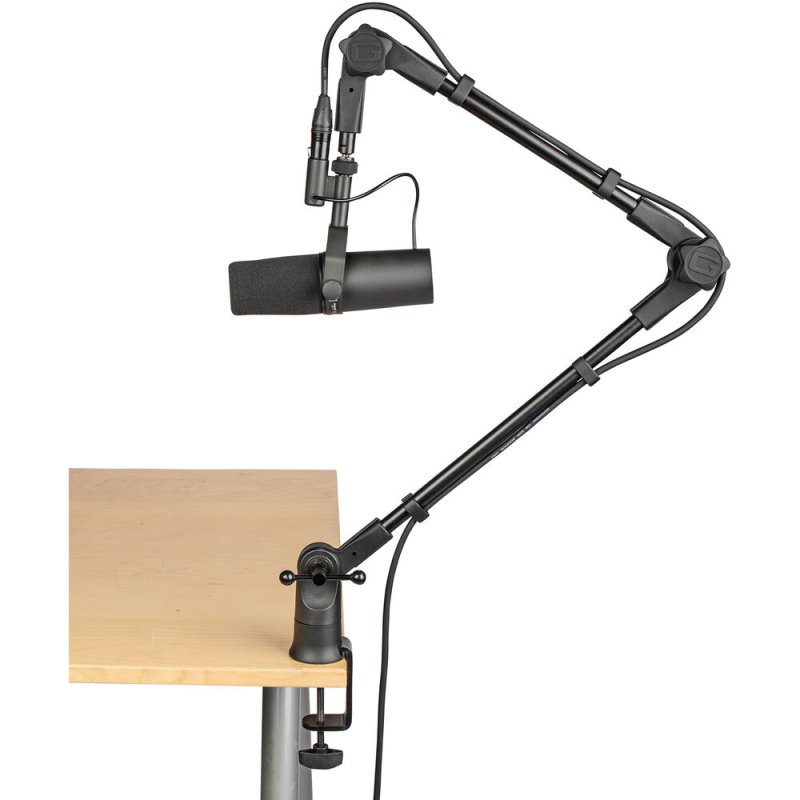 Gator GFW-MIC-BCBM0500 Frameworks Slim Profile Desktop Mic Stand Boom Arm 