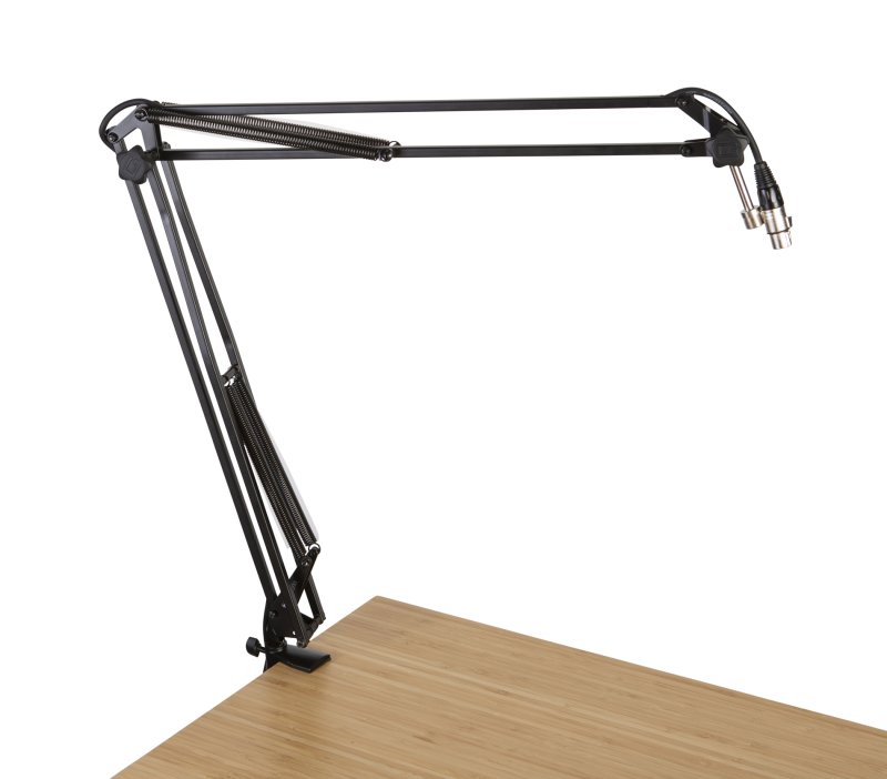 Gator GFW-MIC-BCBM1000 Desk-Mounted Broadcast / Podcast Boom Mic Stand 