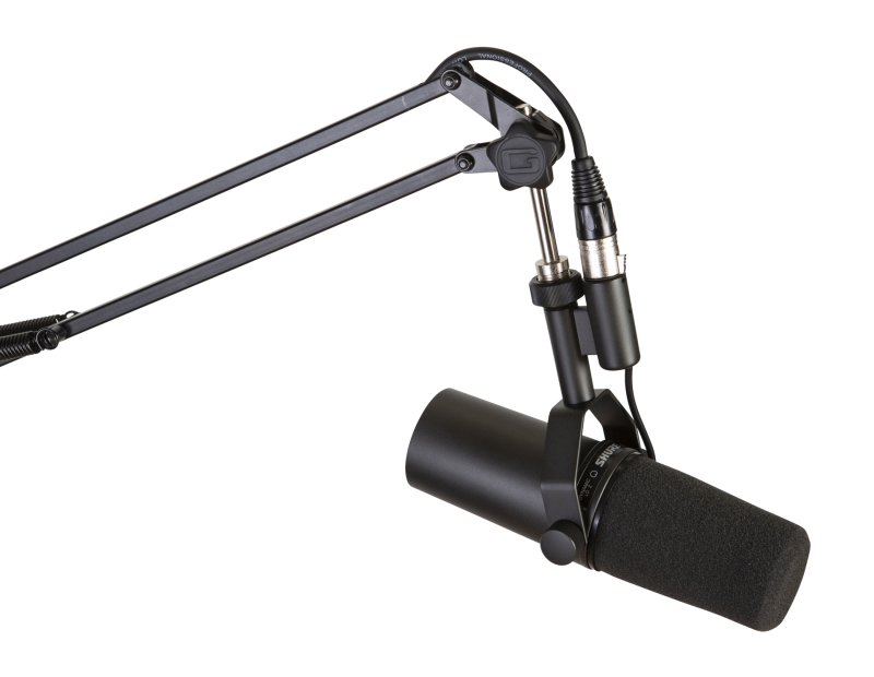 Gator GFW-MIC-BCBM1000 Desk-Mounted Broadcast / Podcast Boom Mic Stand 