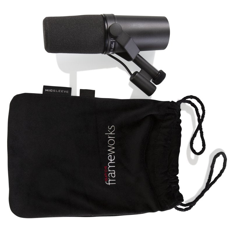 Gator GFW-MICPOUCH-3PK Soft Bag For Studio Mics, 3 Pack 