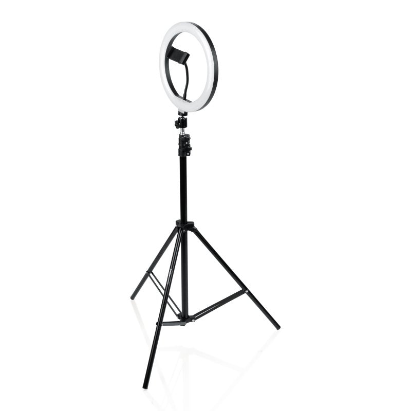 Gator Gfw Ringlighttripd Ring Light Tripod Stand With Phone Clamp 
