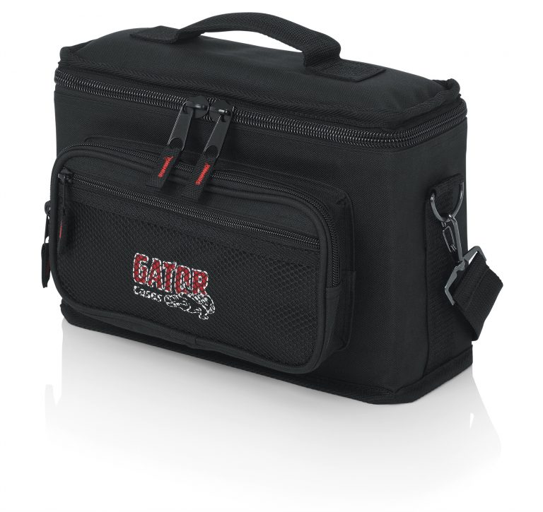 Gator GM4 Padded Microphone Carry Bag; Holds up to 4 Microphones 