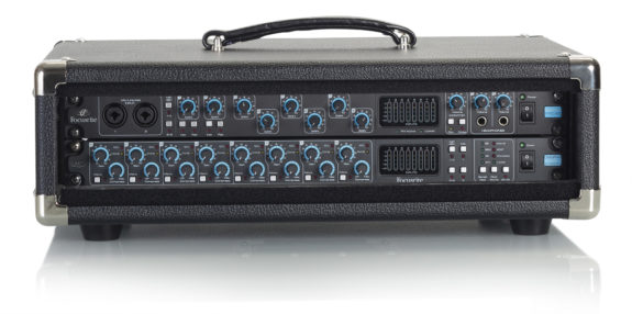 Gator GR-RETRORACK-2BK Vintage Amp Vibe Rack Case 2U, Black 