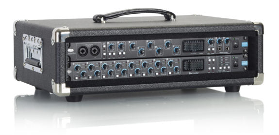 Gator GR-RETRORACK-2BK Vintage Amp Vibe Rack Case 2U, Black
