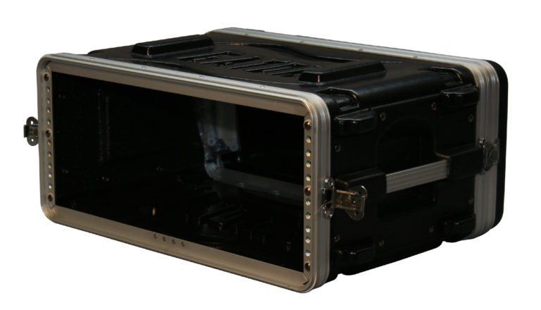 Gator GR4S 4U Audio Rack 14.25 inch Deep Standard Molded Shallow Rack Case 