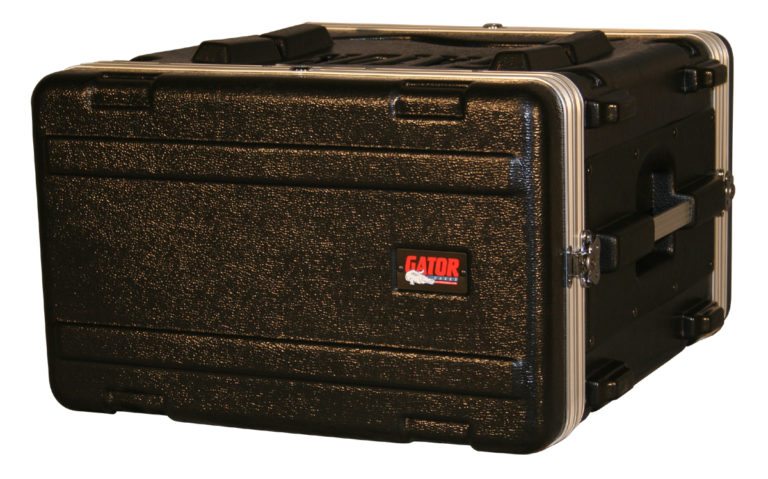 Gator GR6L 6U Audio Rack 19inch Deep Standard Molded Rack Case 