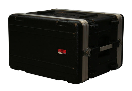 Gator GR6S 6U Audio Rack 14.25 inch Deep Standard Molded Shallow Rack Case