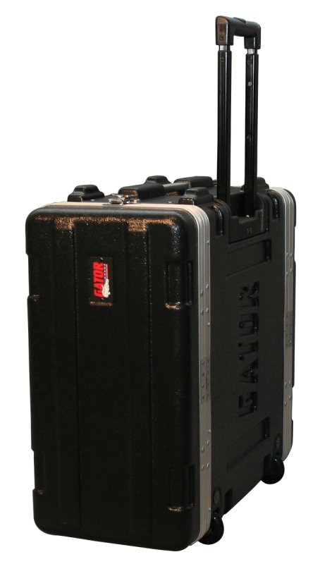 Gator GRR4L 4U Roller Rack 19inch Deep Molded Polyethylene Rack Case 