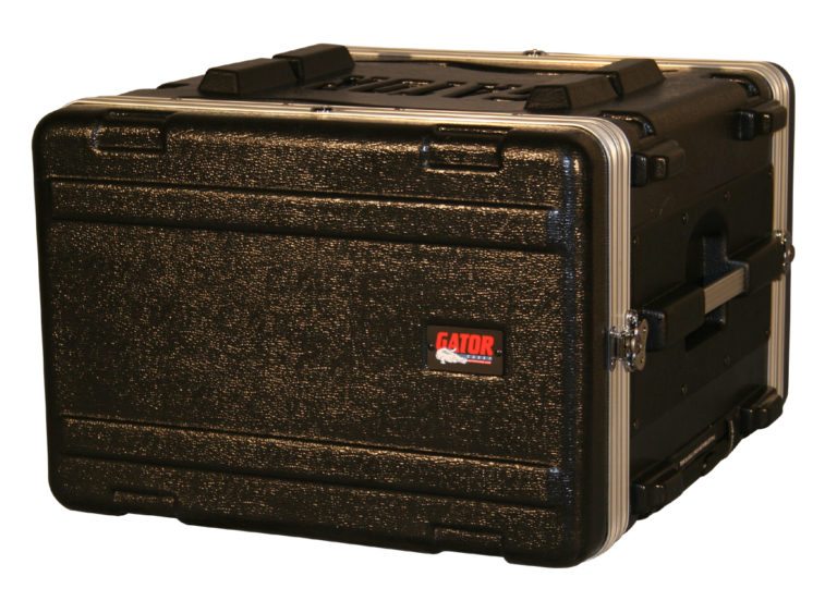 Gator GRR6L 6U Roller Rack 19inch Deep Molded Polyethylene Rack Case 
