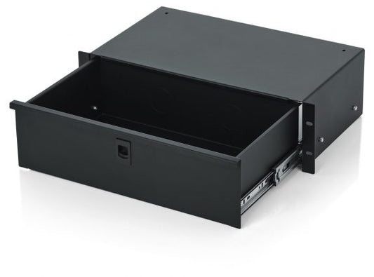 Gator GRW-DRWSH3 Rackworks Series Shallow 3U Drawer, 10" Deep