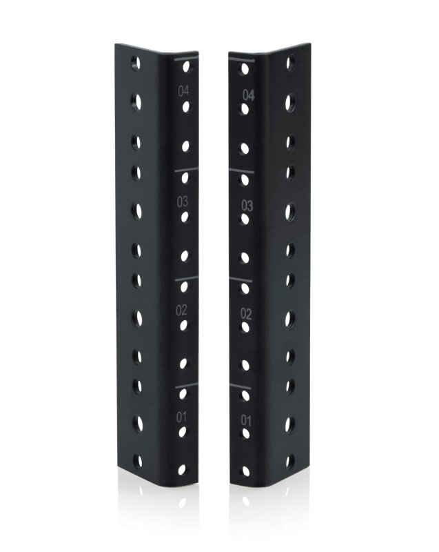 Gator GRW-RACKRAIL04U Rackworks Series Rack Rails, 4U (Pair) 