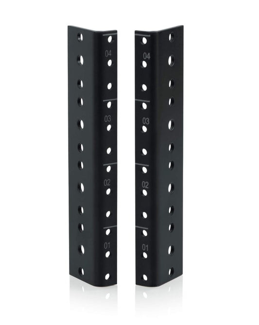 Gator GRW-RACKRAIL04U Rackworks Series Rack Rails, 4U (Pair)
