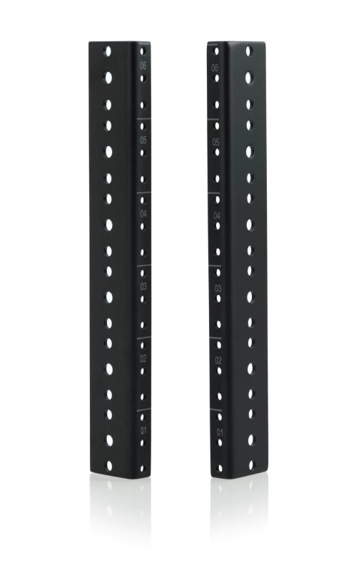 Gator GRW-RACKRAIL06U Rackworks Series Rack Rails, 6U (Pair)