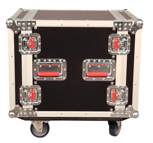 Gator GTOUR-10U-CAST G-Tour Series Fixed Casters Rack Case