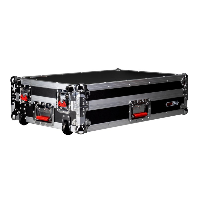 Gator GTOUR-DSPFLX10 GTOUR Flight Case with Platform for Pioneer DDJ-FLX10 DJ Controller, Black 
