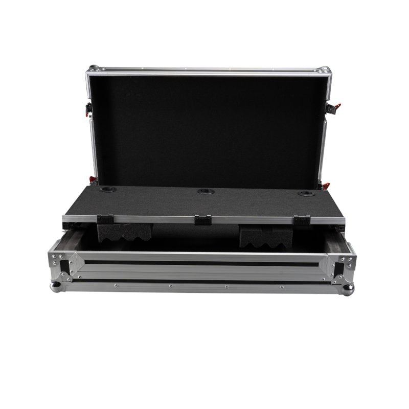Gator GTOUR-DSPFLX10 GTOUR Flight Case with Platform for Pioneer DDJ-FLX10 DJ Controller, Black 