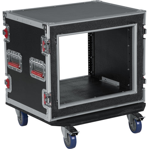 Gator GTOUR-SHK8CAST 8 Space Tour Style ATA Shock Rack Case with Caster 