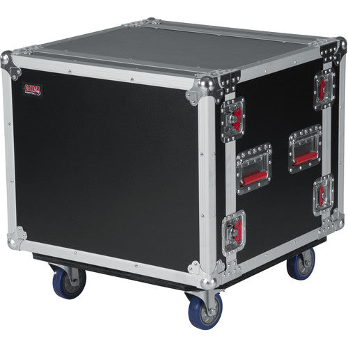 Gator GTOUR-SHK8CAST 8 Space Tour Style ATA Shock Rack Case with Caster 
