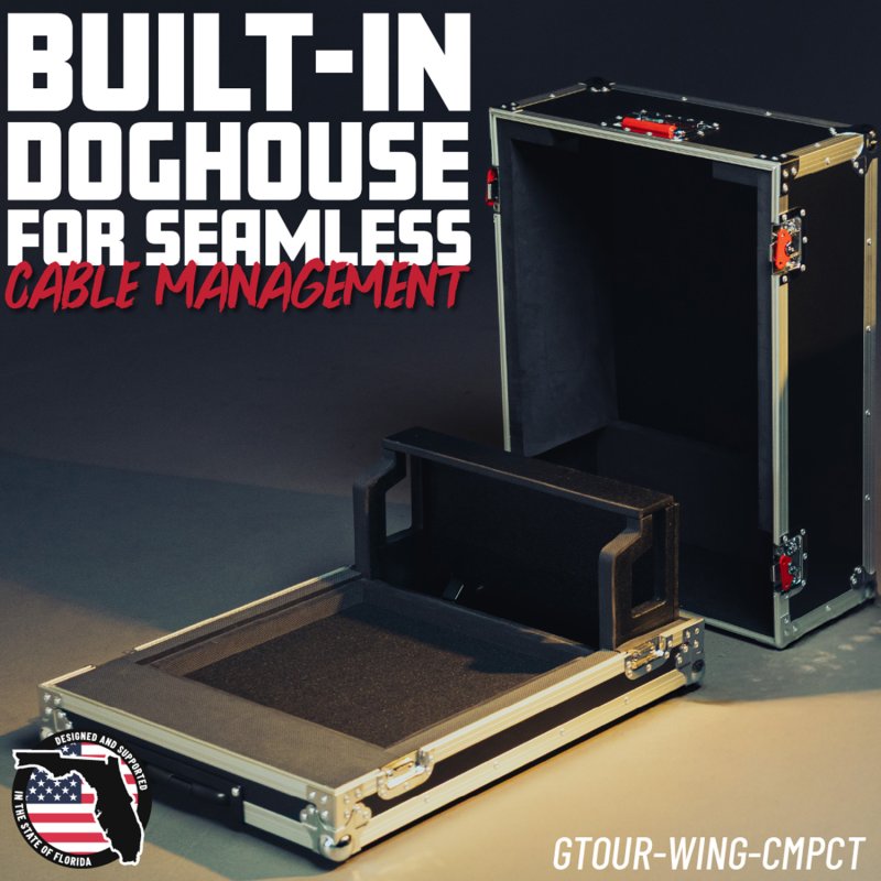 Gator Gtour Wing Cmpct Ndh GTOUR Case for Behringer WING Compact 48-channel Digital Mixer -No Doghouse 