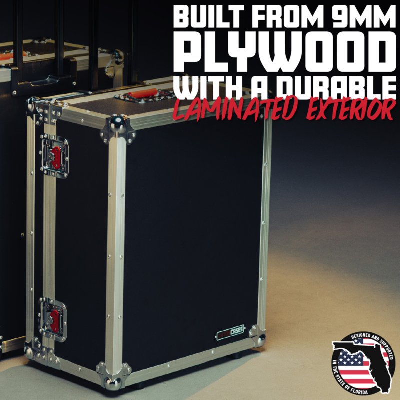 Gator Gtour Wing Cmpct Case for Behringer WING Compact 48-channel Digital Mixer with Doghouse