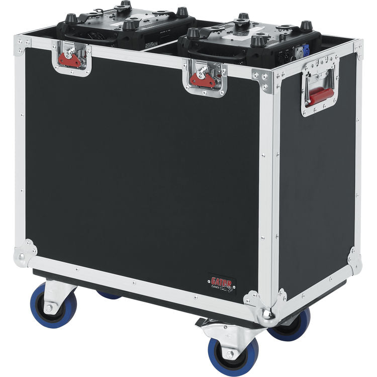 Gator GTOURMH350 G-Tour Flight Case for Two 350-Style Moving Head Lights (Black) 