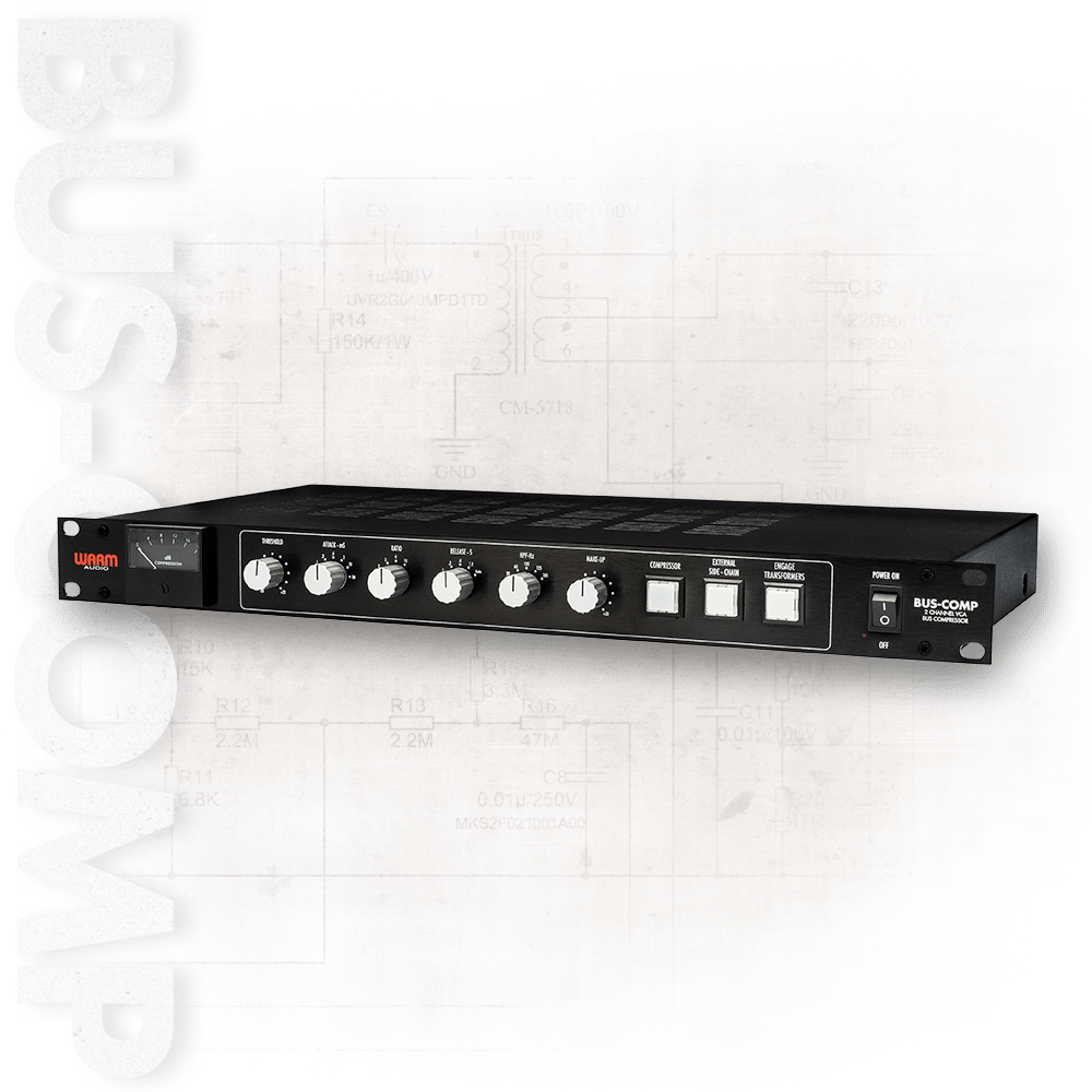 Warm Audio 2-Channel Stereo VCA Bus Compressor 