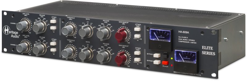 Heritage Audio HA609A 2-channel British-Spec Compressor / Limiter With Transformer 